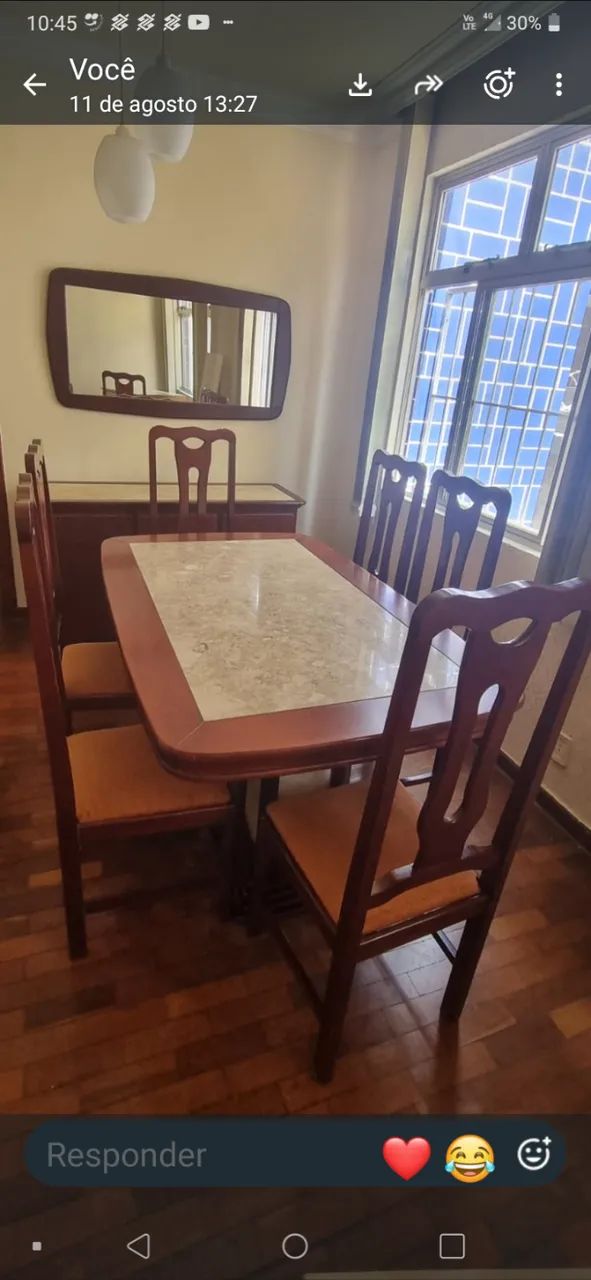 mesa jantar 6 cadeiras