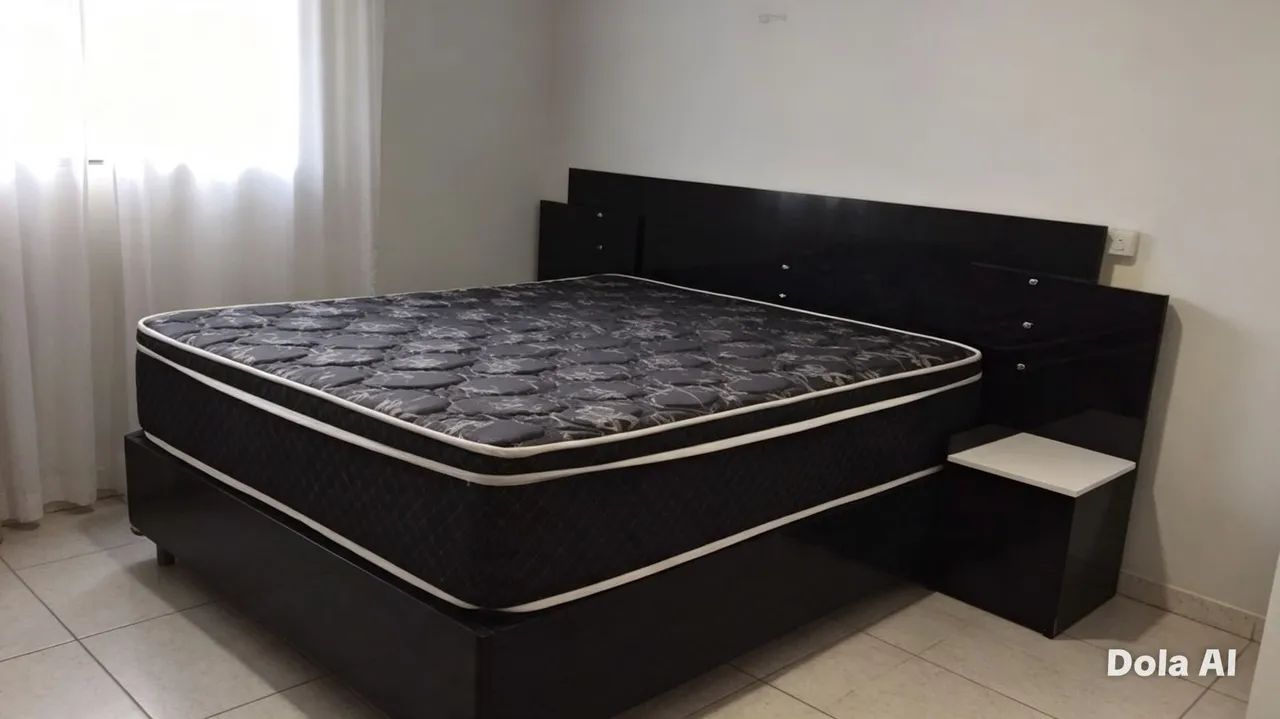 Cama box casal + cabeceira de brinde - Foto 3