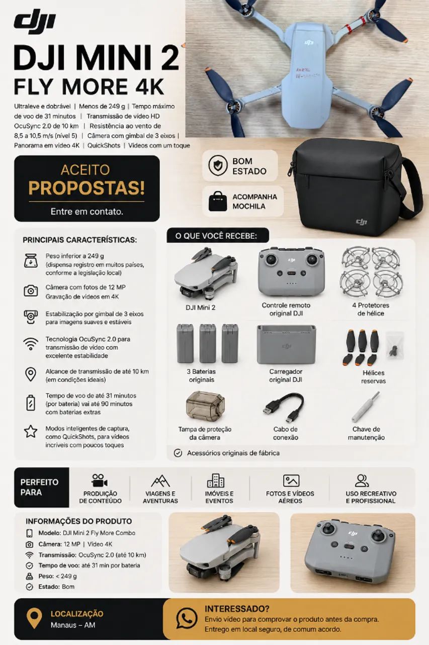 DJI Mini 2 Fly More 4k