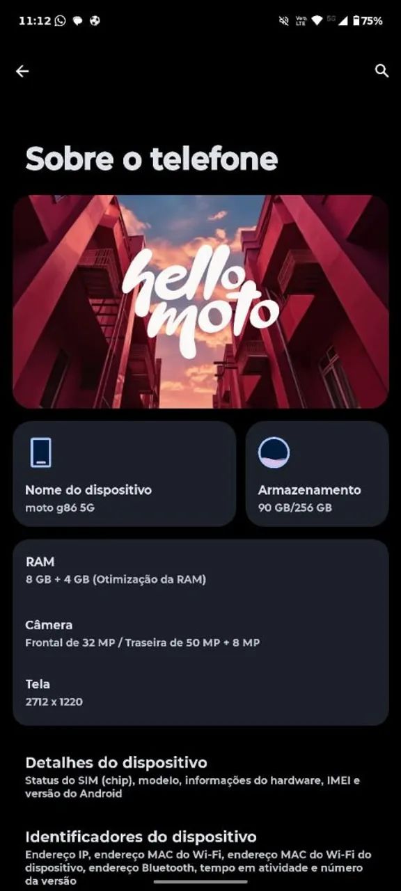 Celular Motorola g86 / 256G