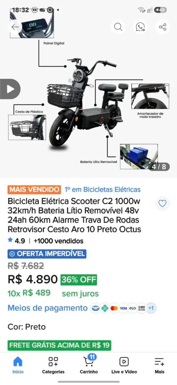 Scooter eletrica 