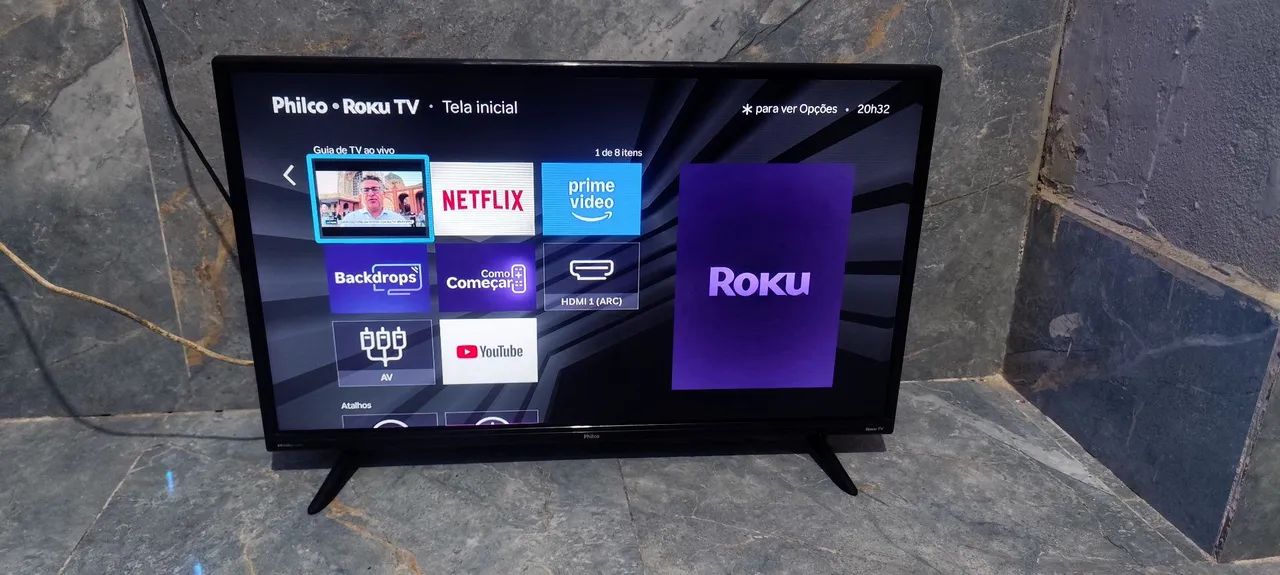 Tv 32 Philco roku 32 polegadas 