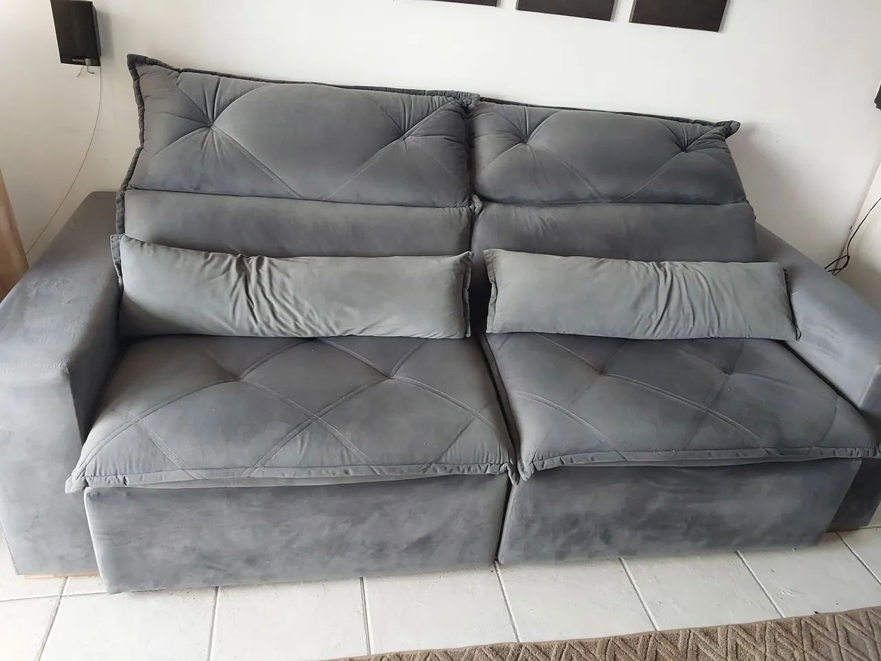 Sofa Retrátil 2,20 Ótimo Estado  - Foto 4