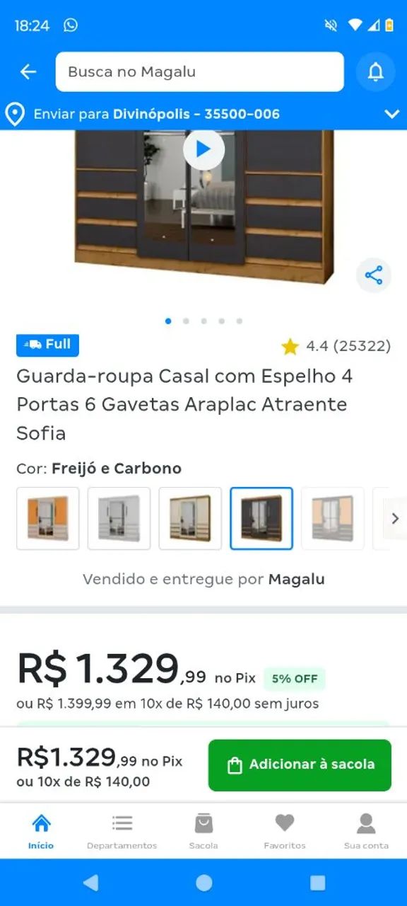 Vendo guarda roupa de casal em ótimo estado .  - Foto 2