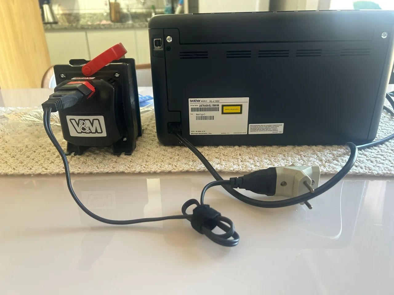 Impressora Brother 127V + Transformador 220V Nova - Foto 2
