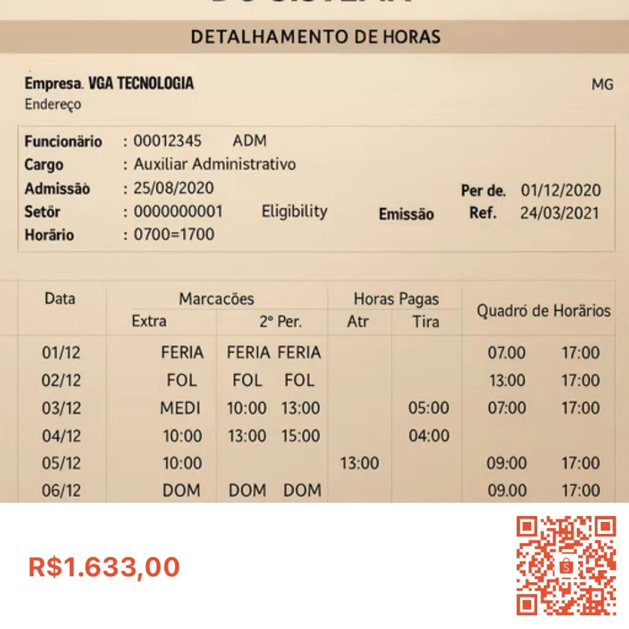 Relógio de ponto Control ID - Foto 4