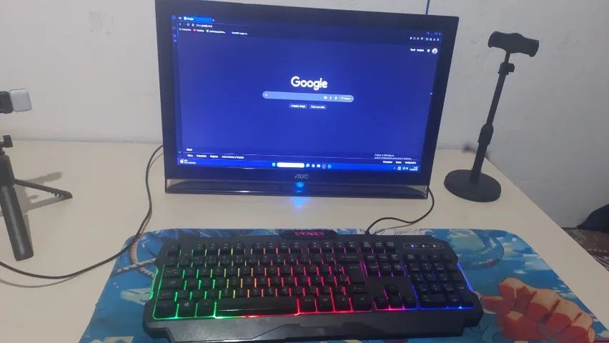 PC Gamer + Teclado + Tela AOC - Foto 2