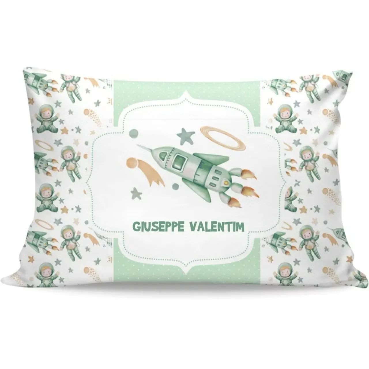 Capa de Almofada Personalizada 20x30 cm Com foto, nome, tema a escolher - Foto 3