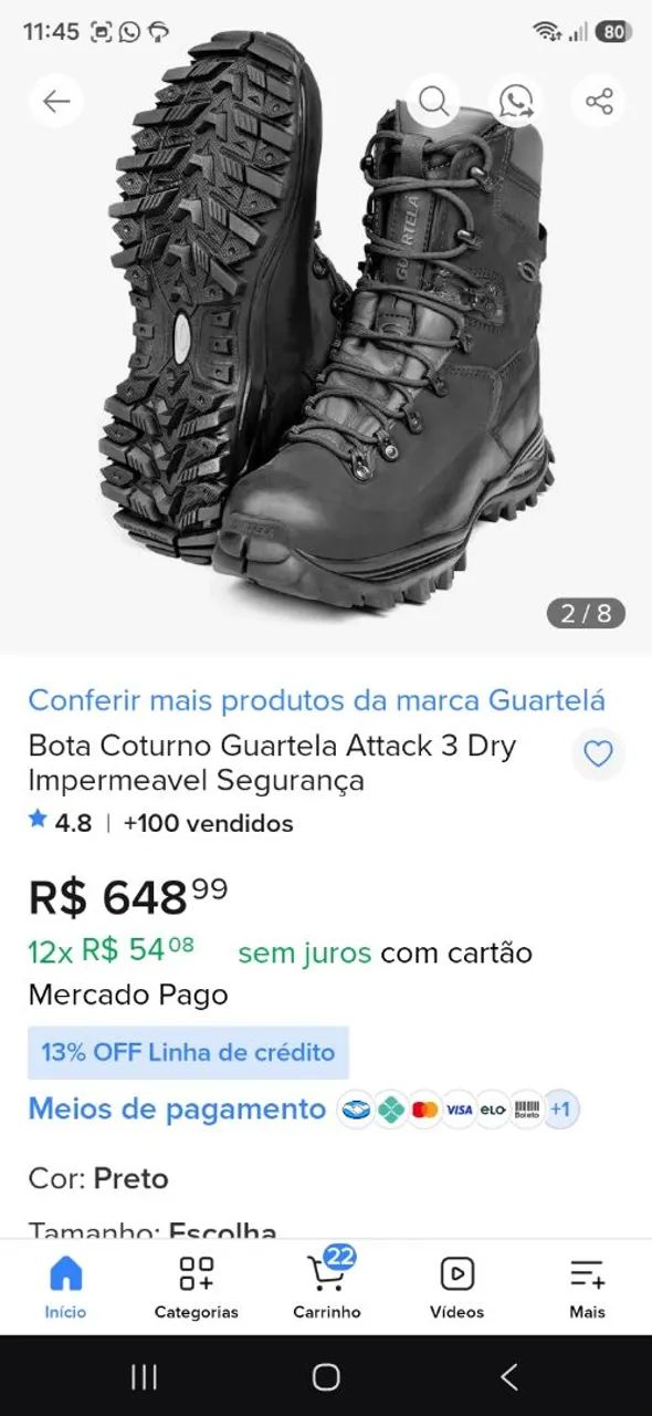 Coturno usado  - Foto 5
