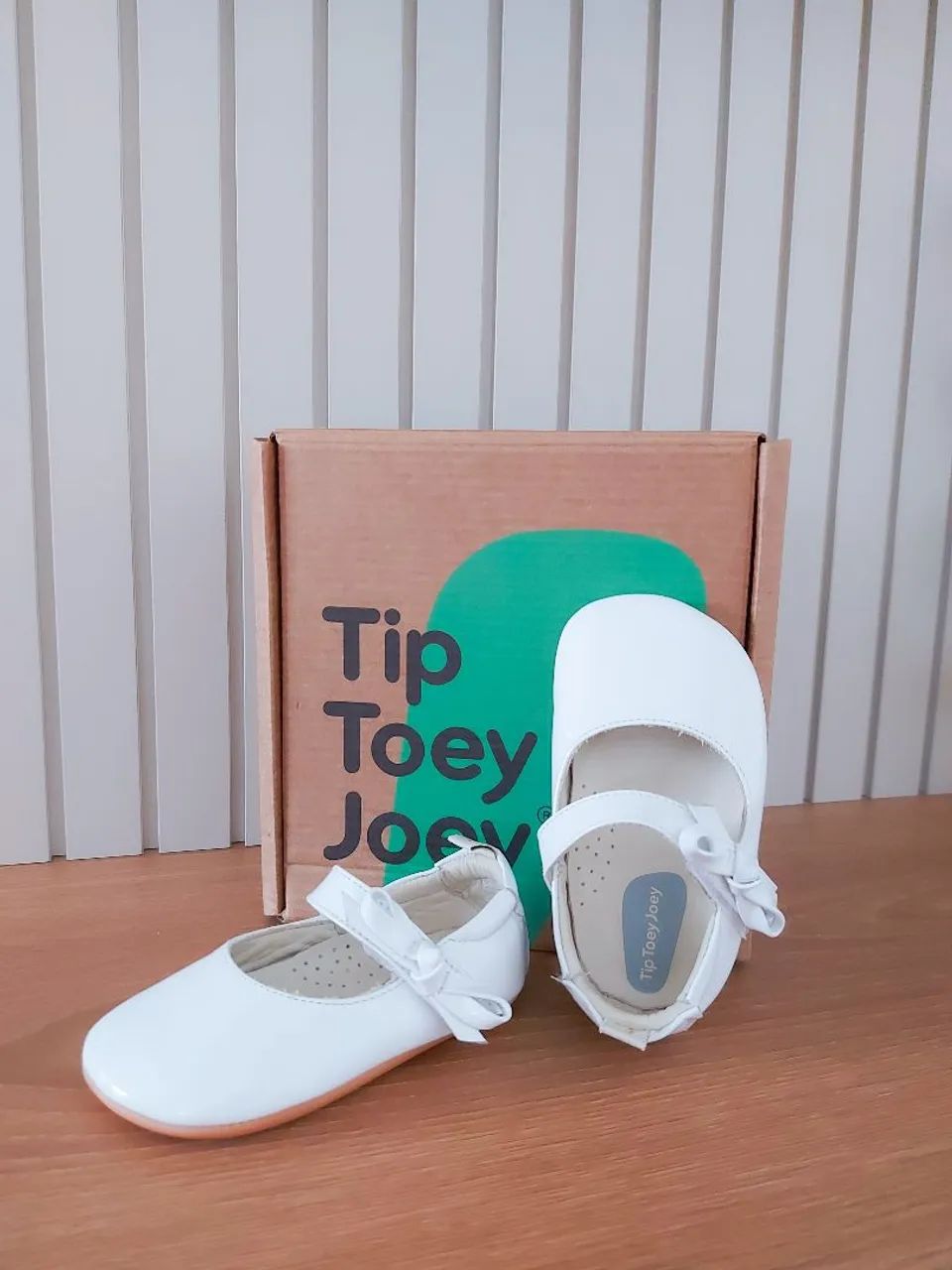 Sapato Branco Tip Toey Joey 19 - Impecável - Foto 2