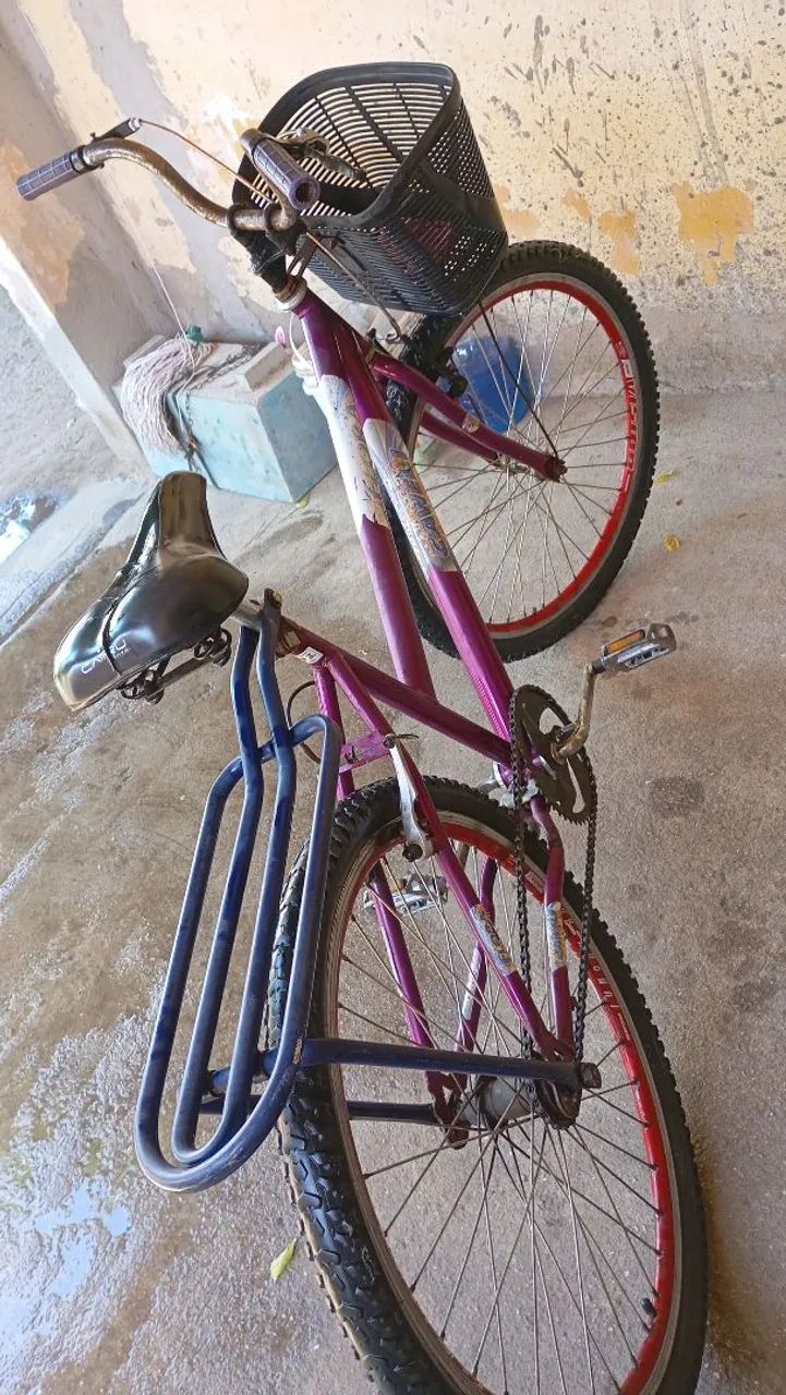 Bicicleta roxa