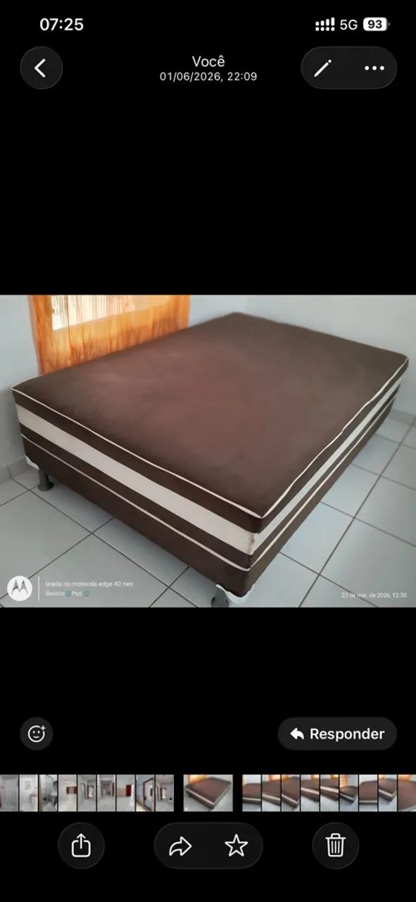 Cama semi ortopédica 