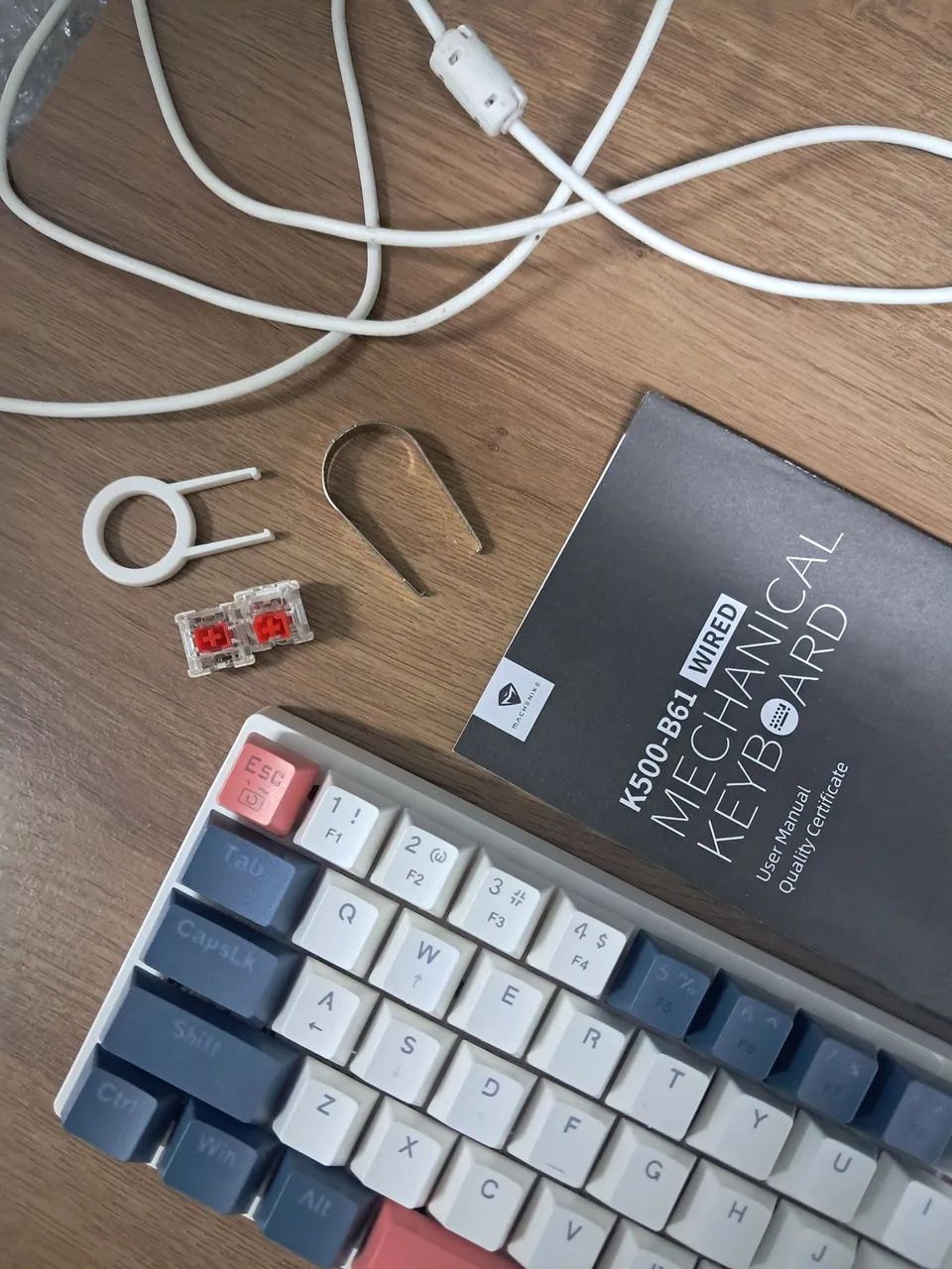 Teclado mecânico K-500 (switch red) - Foto 2