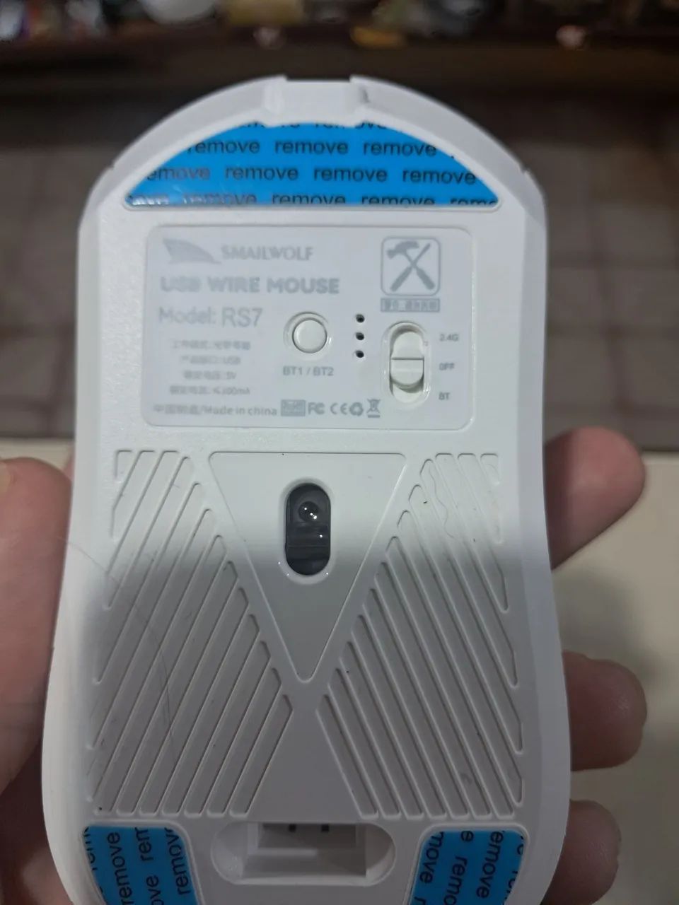 Mouse gamer sem fio RS7 da smailwolf  - Foto 3