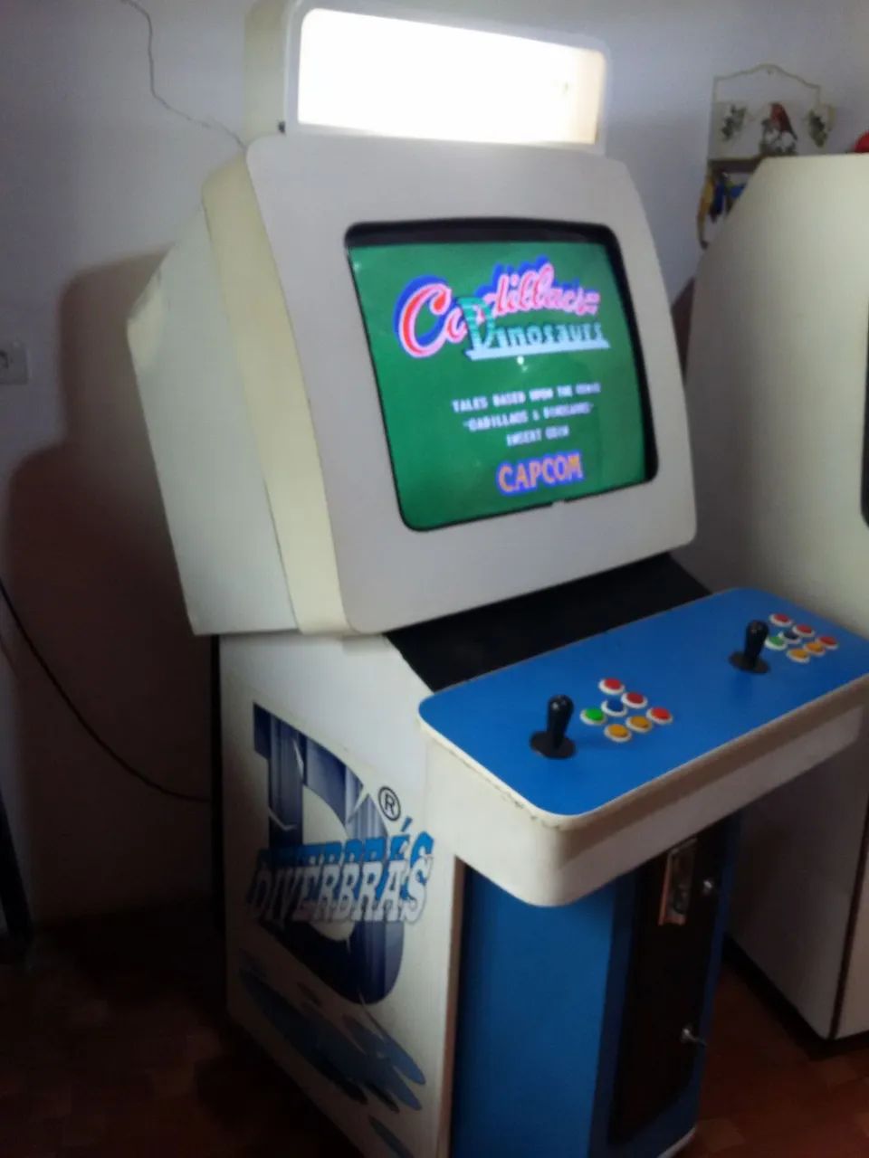 Maquina de Fliperama Original Da Década De 90 Diverbras Tela 29 Polegadas de Tubo Crt