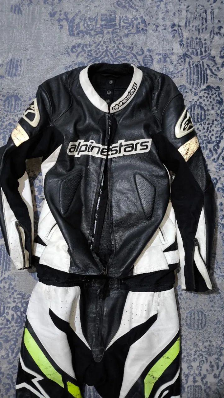Macacão Alpinestars usado, 2 peças  - Foto 3
