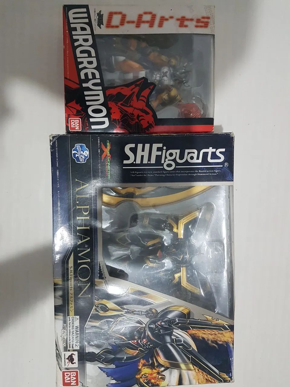 Digimon alphamon s h figuarts e metalgreymon d arts bandai 