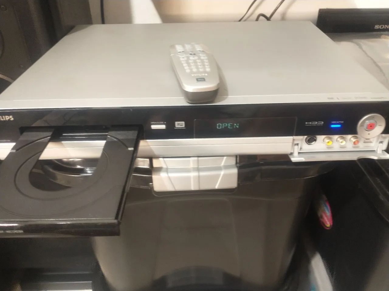 Dvdr 3440 -h - com HDD Philips importado com controle remoto funcionando perfeitamente 