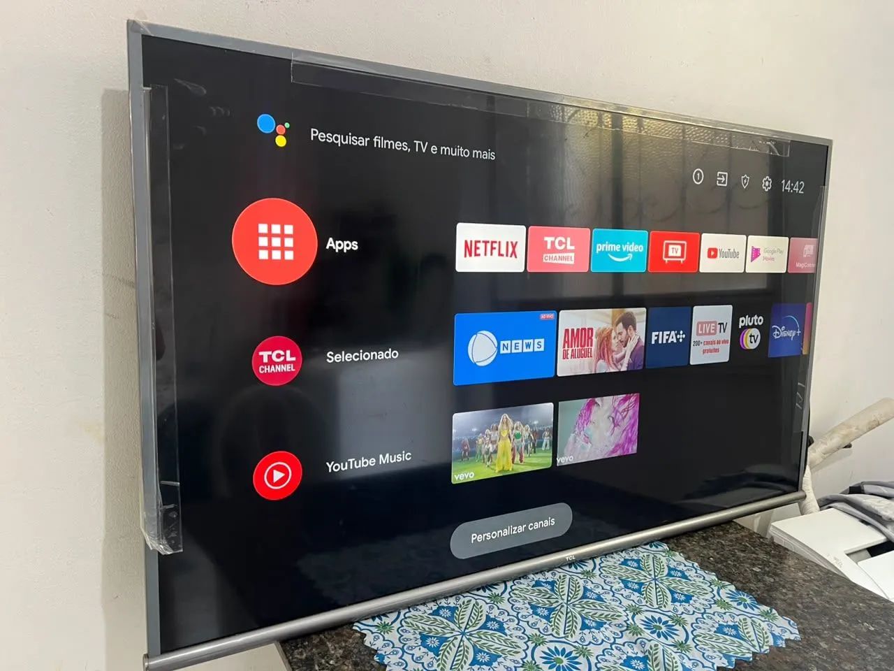 TELÃO SMART ANDROID TCL 50 POLEGADAS  - Foto 3