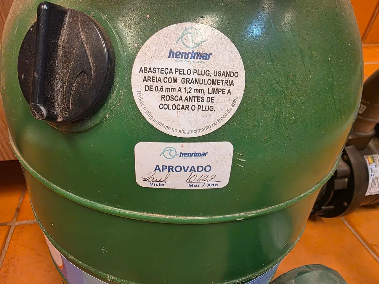 Kit Filtro de areia, Motobomba e bomba centrífuga para piscina - Foto 5