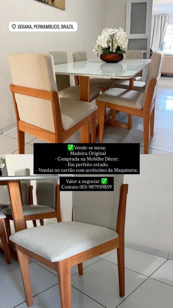VENDO Mesa e Aparador 