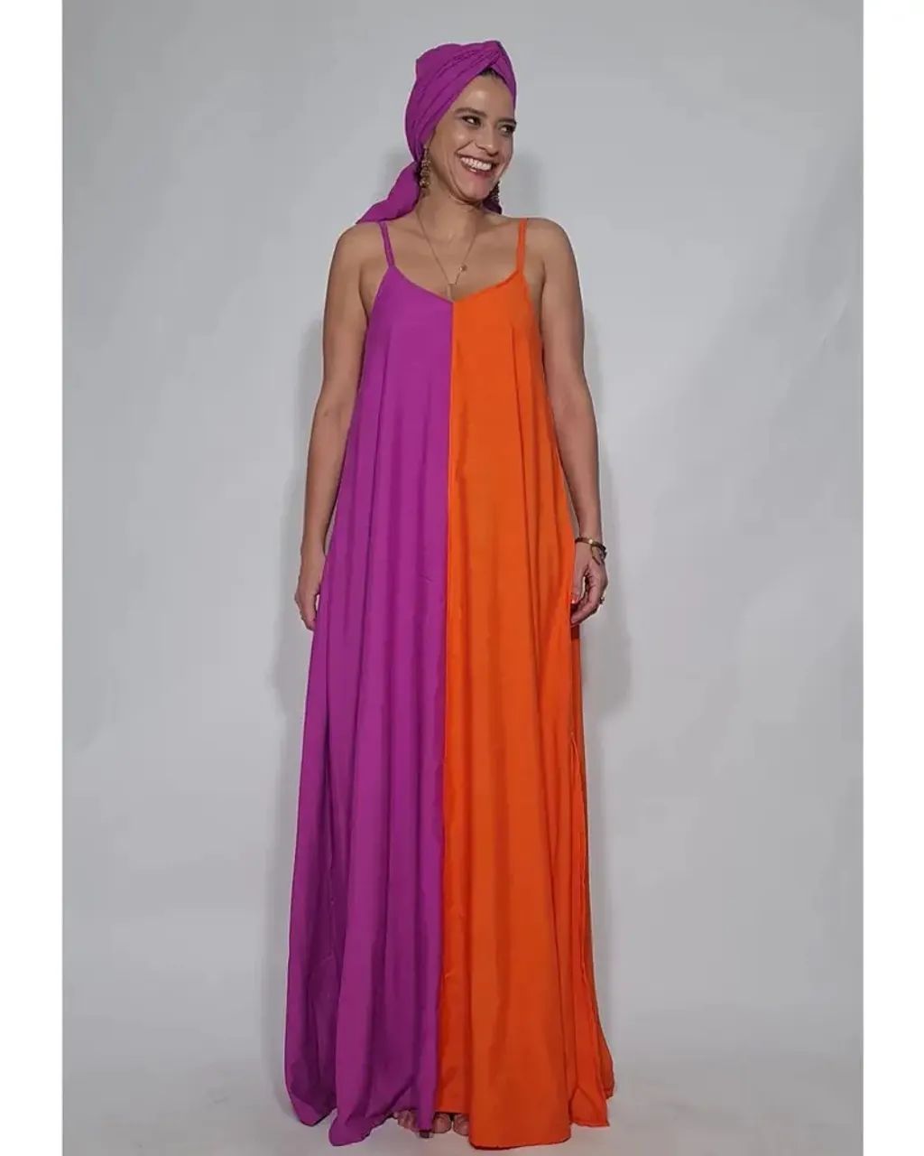 Vestido Bicolor