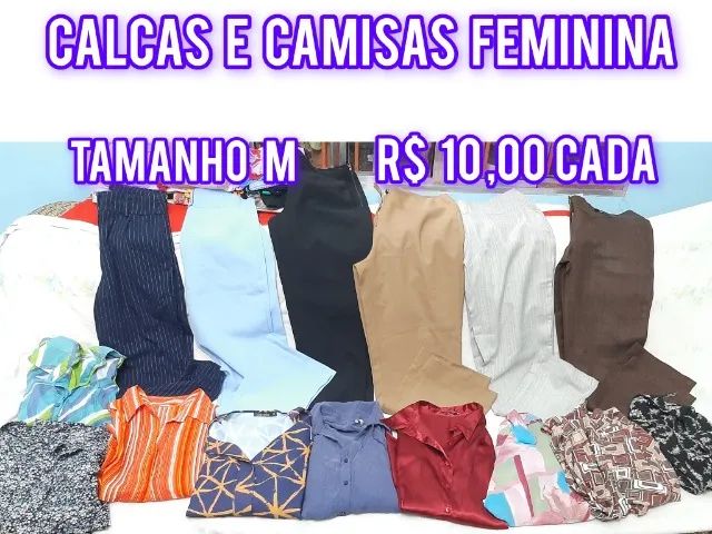 roupas social feminina e masculina