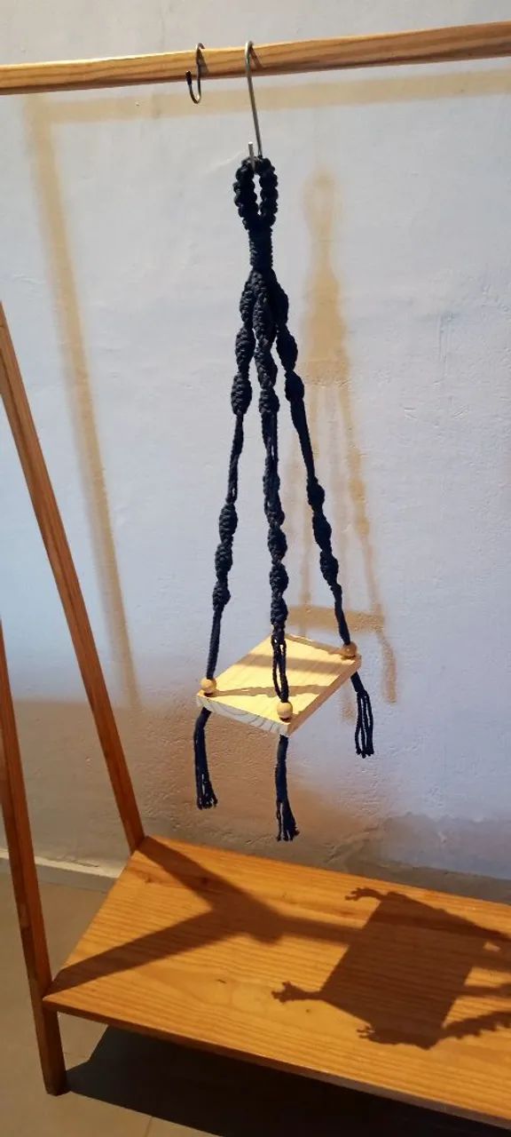 Suporte de plantas macramé  - Foto 2