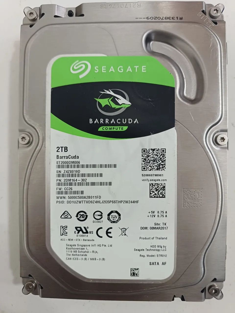 Hd seagate 2tb Barracuda cftv dvr nvr cpu  - Foto 4