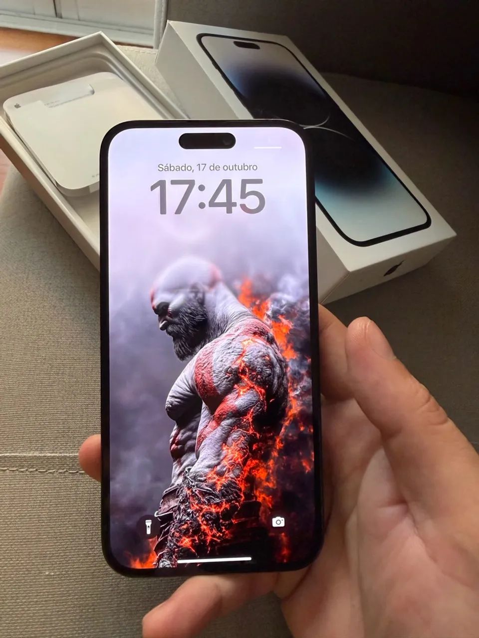 IPHONE 14 PRO MAX PRETO ESPACIAL - Foto 3