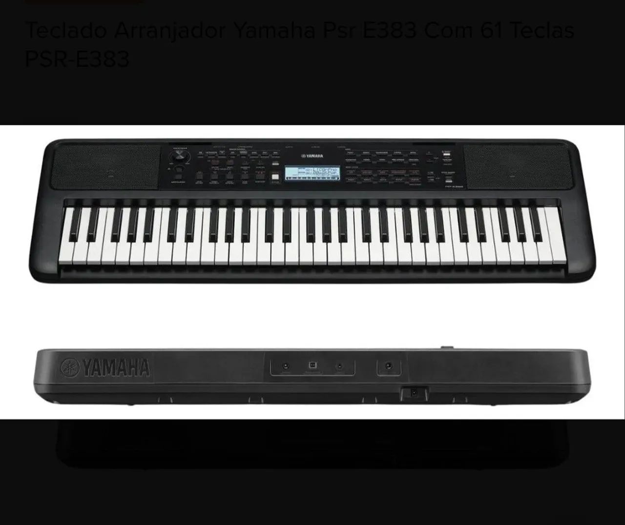 YAMAHA TECLADO PSR E383 - Foto 4