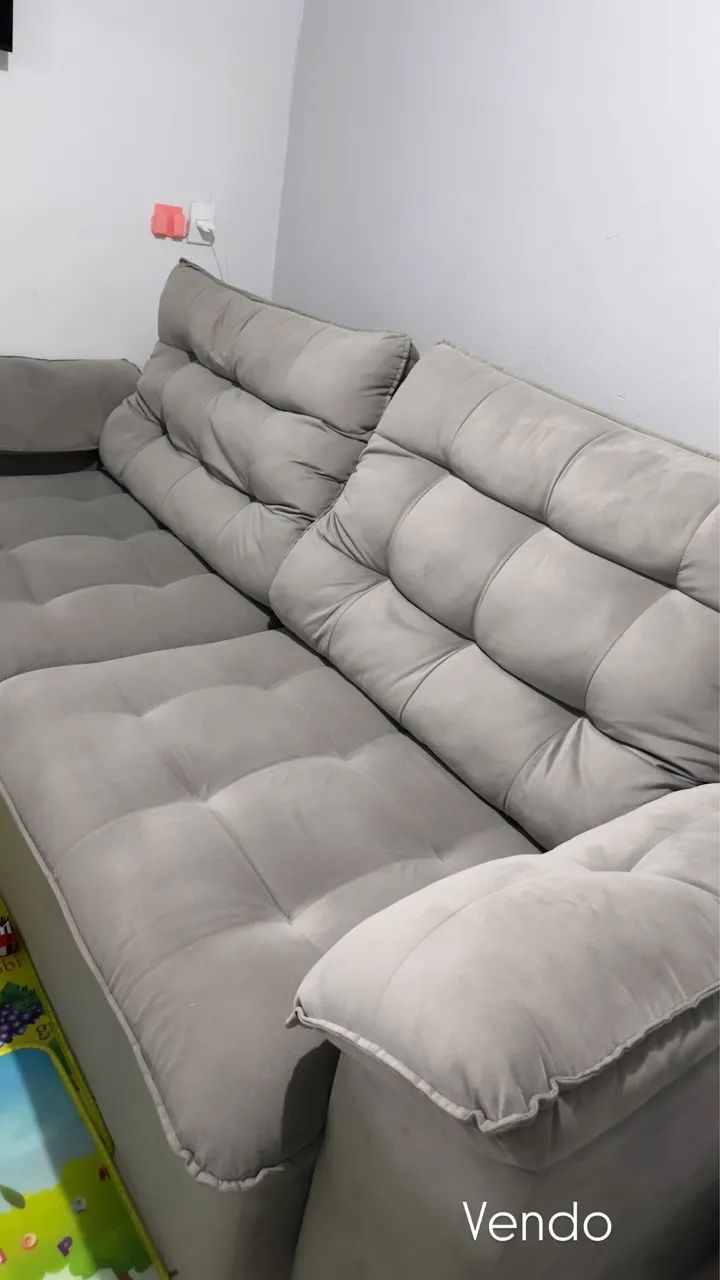 Sofá retrátil 4 lugares  - Foto 5