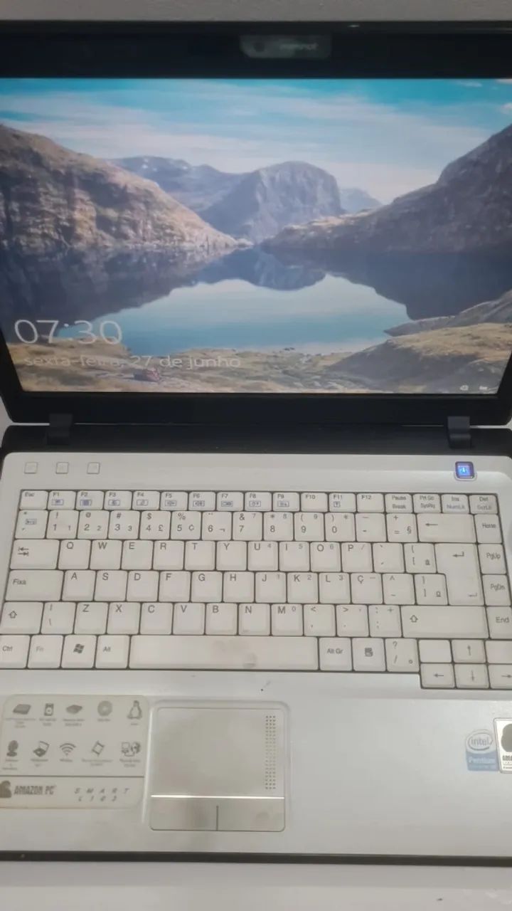 Notebook Amazon PC Smart SL403 Funcionando + Carregador precisa formatar e revisao 