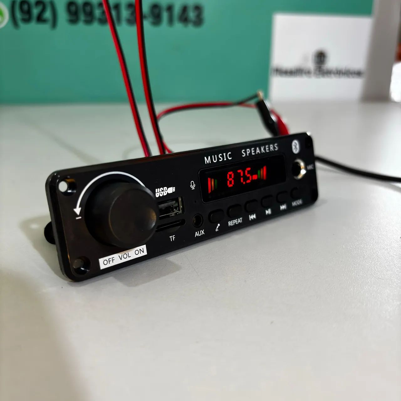 lPlaca Bluetooth amplificada 2*100w 12-24v 2*TPA3116D2 - Foto 2