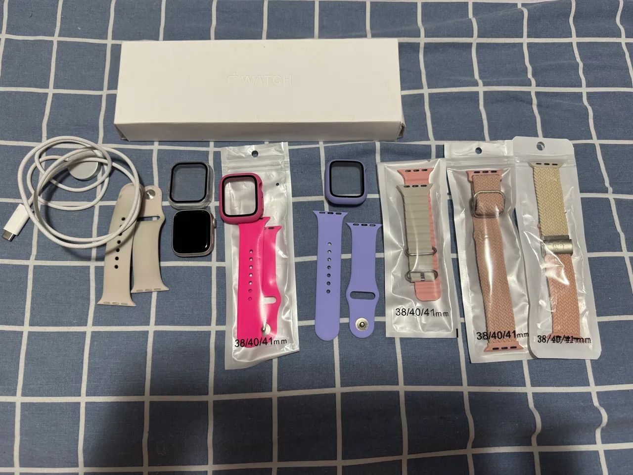 Apple watch série 9 41mm starlight 