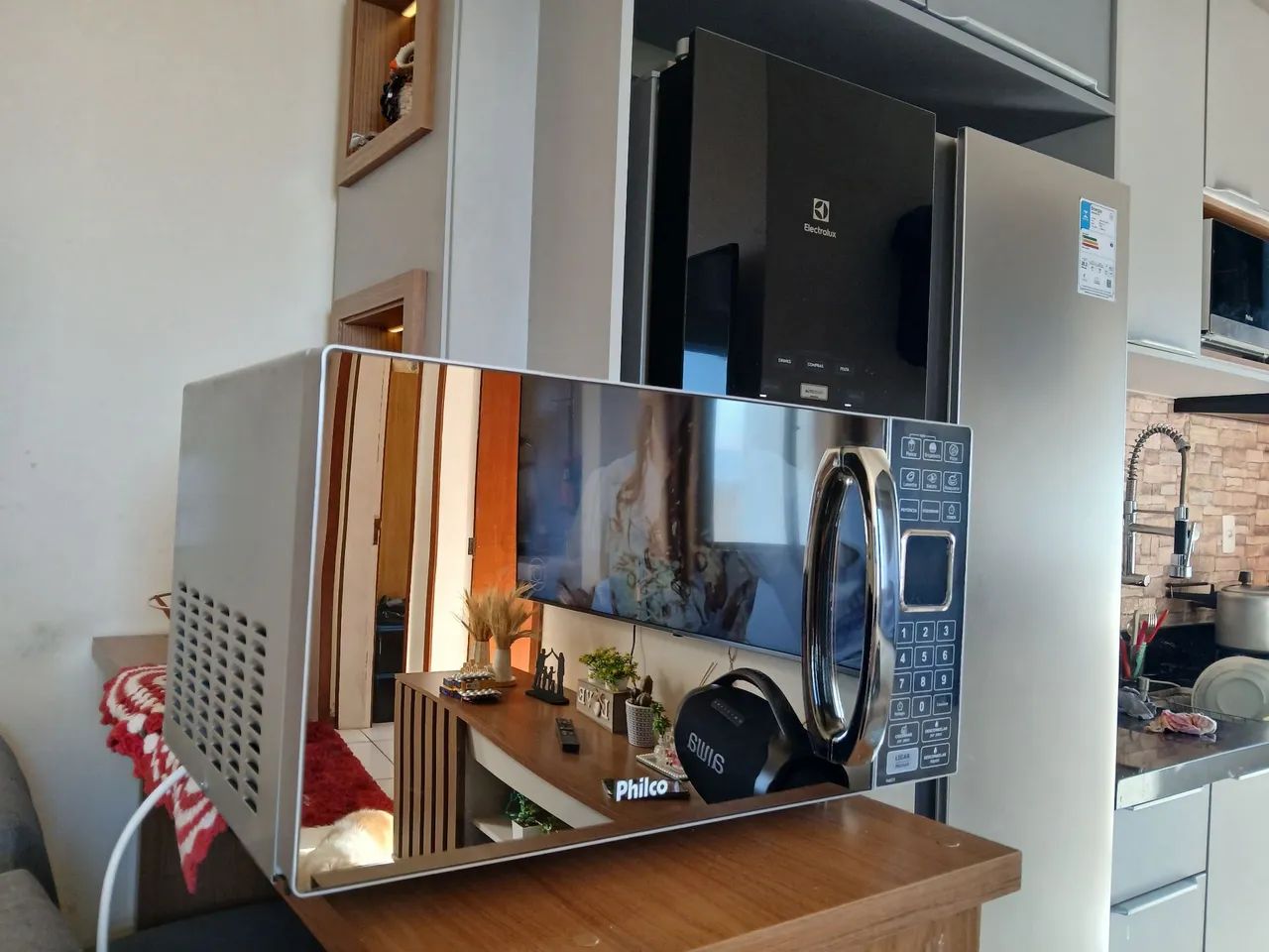 Microondas philco espelhado 