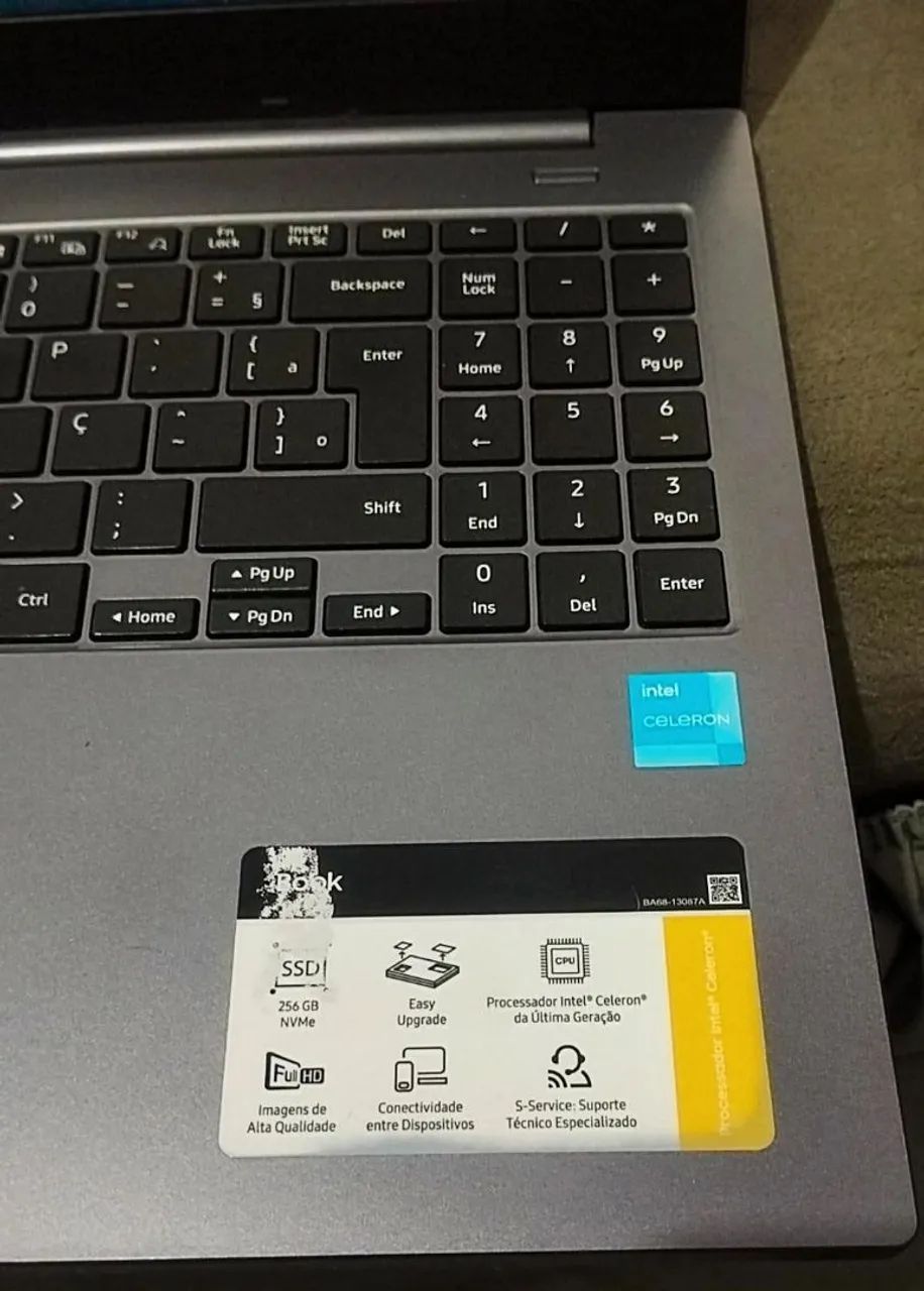 Samsung book 256gb nvme Intel celeron - Foto 3