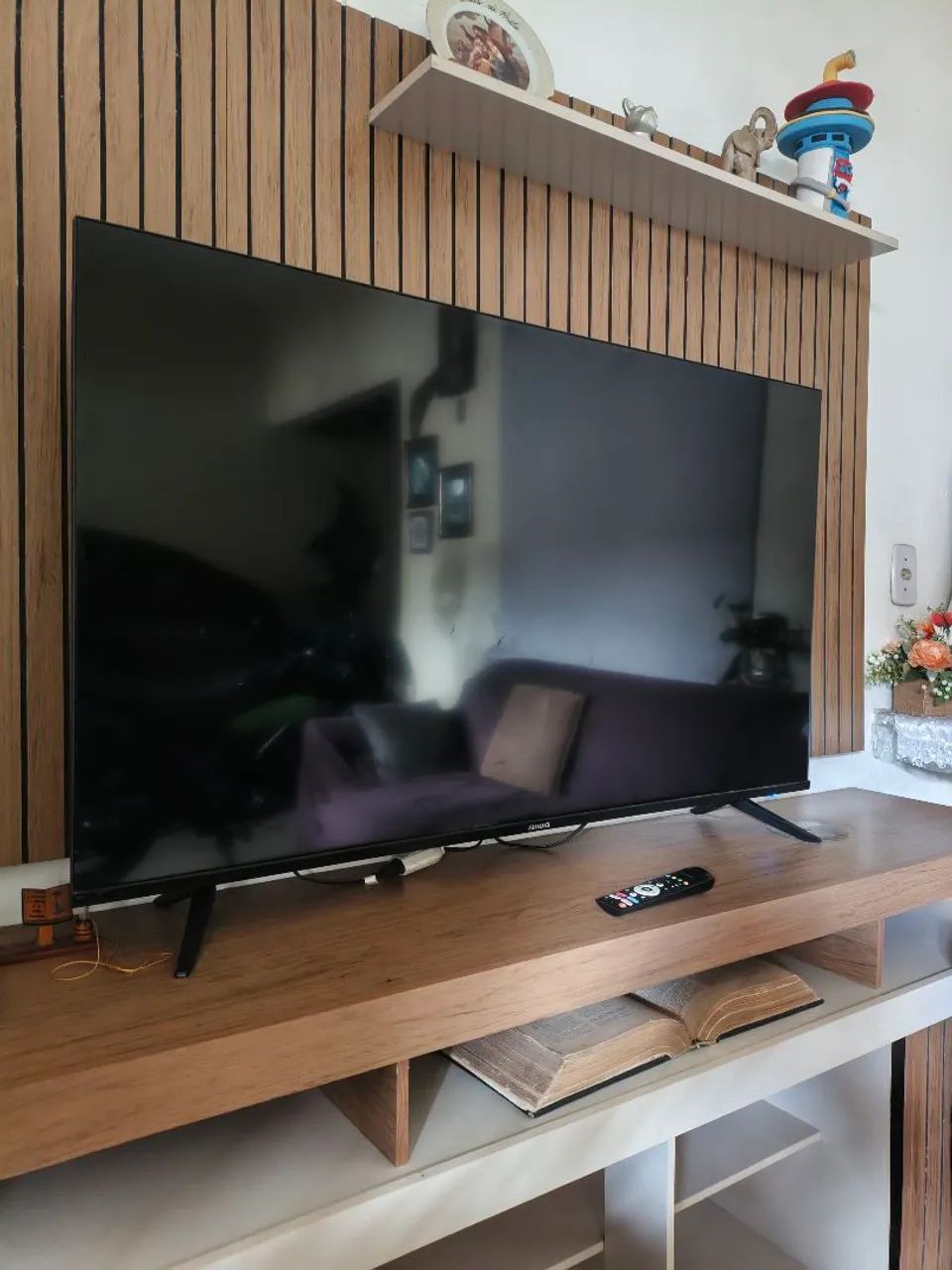 Tv Aiwa 50 polegadas tem som, sem imagem, 3 nos 