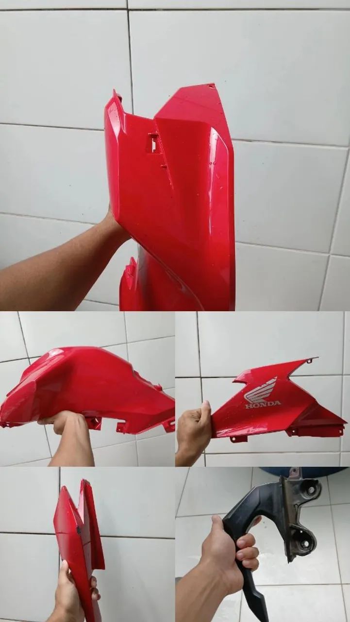 Vende-se peças do lado esquerdo de moto