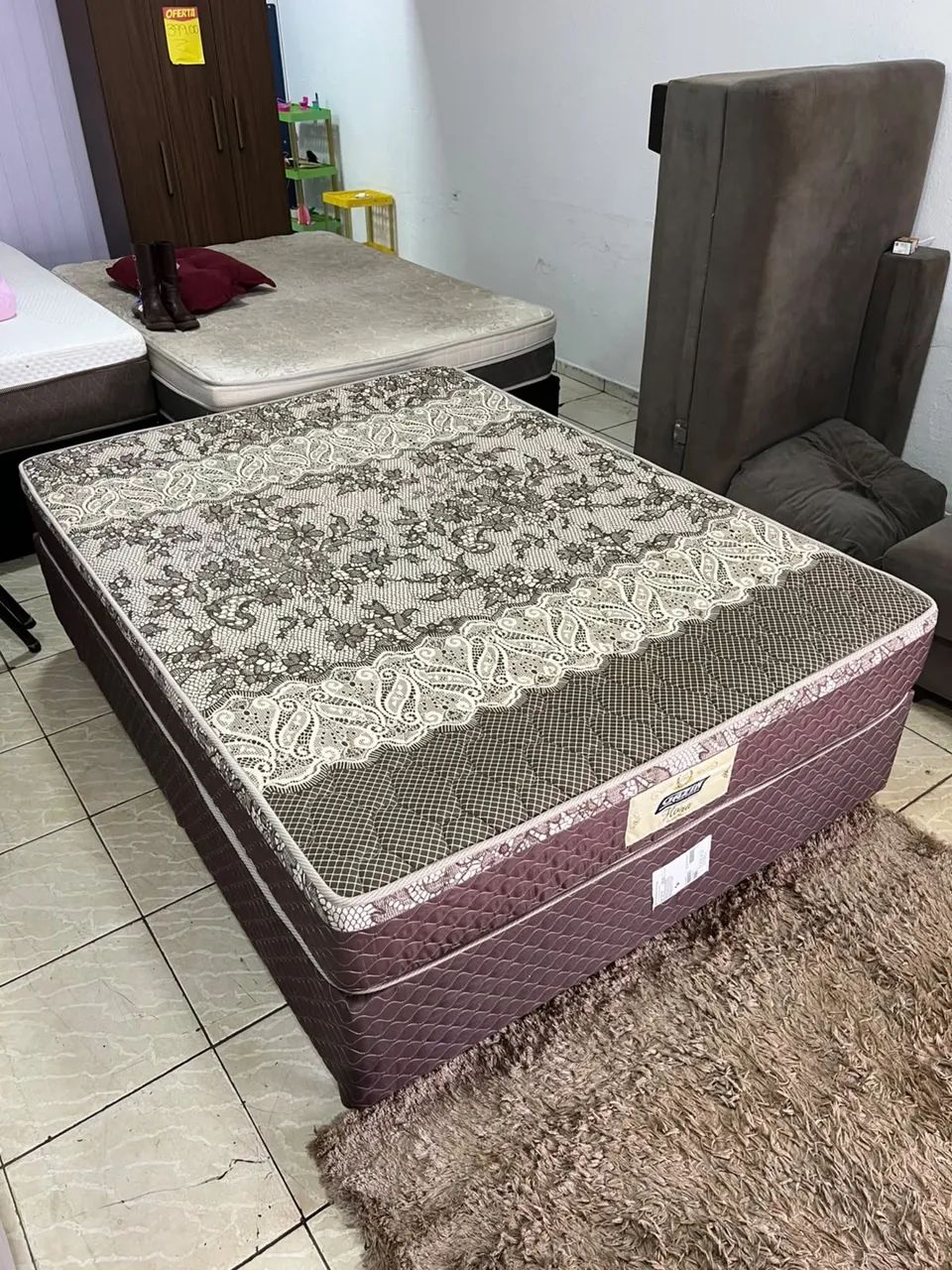 Cama BOX de Casal Em Ótimo Estado - Entrega Grátis  - Foto 4