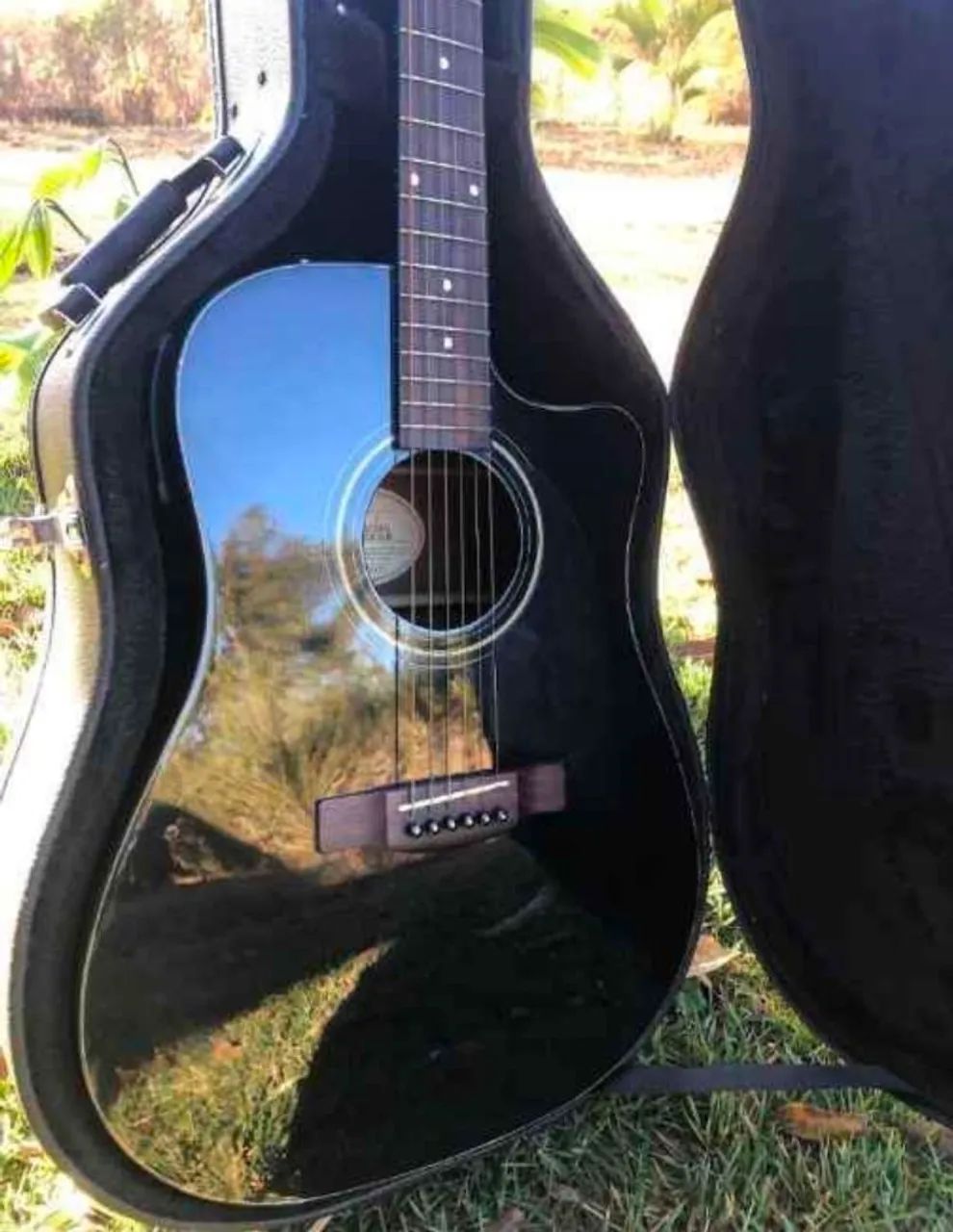 Violão Fender CD 60CE Black
