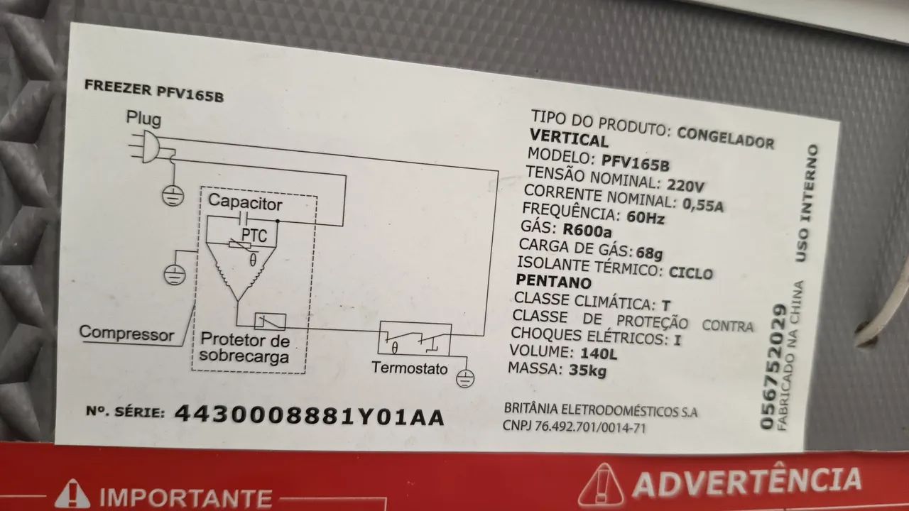 Freezer Vertical Philco Branco 
