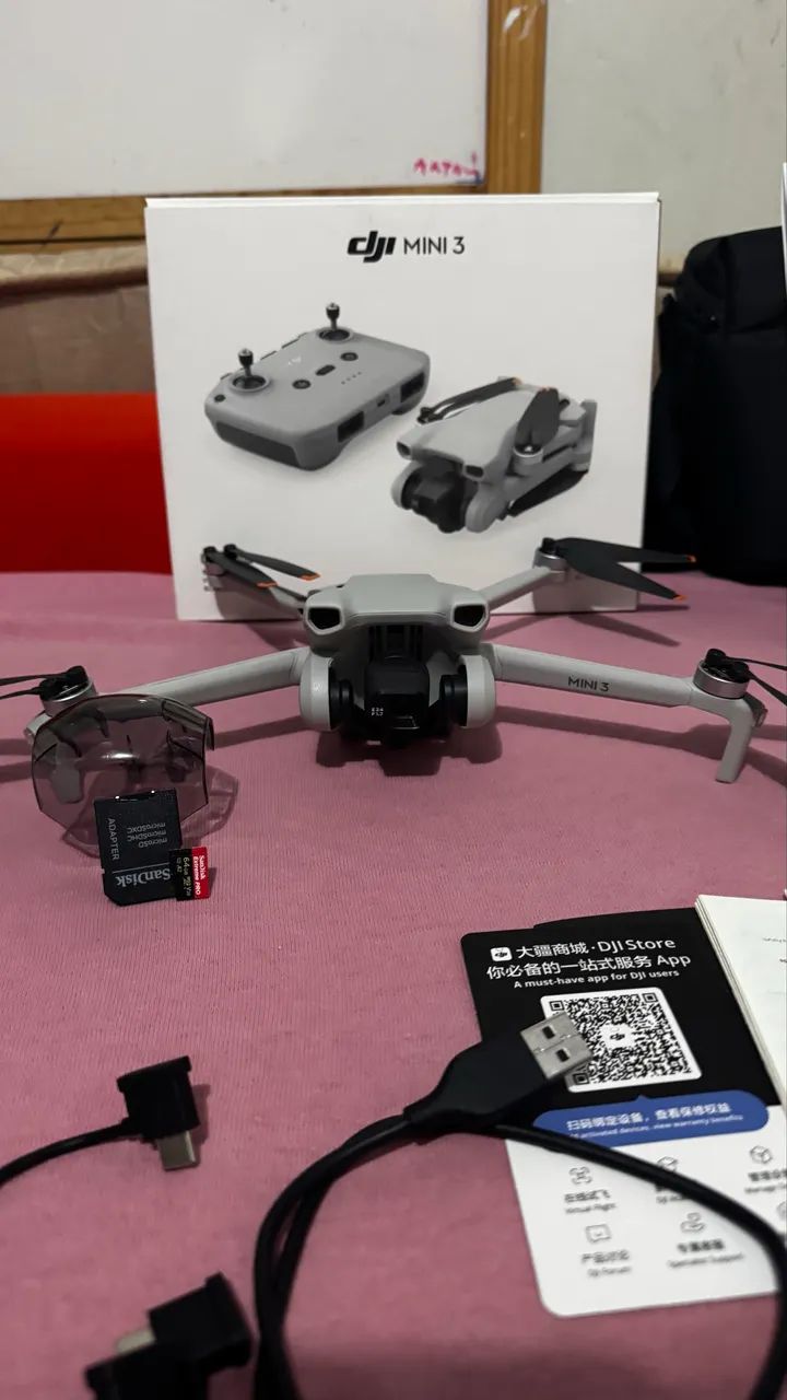 DJI Mini 3 Completo - Excelente Estado - Com Caixa e Acessórios - Foto 2