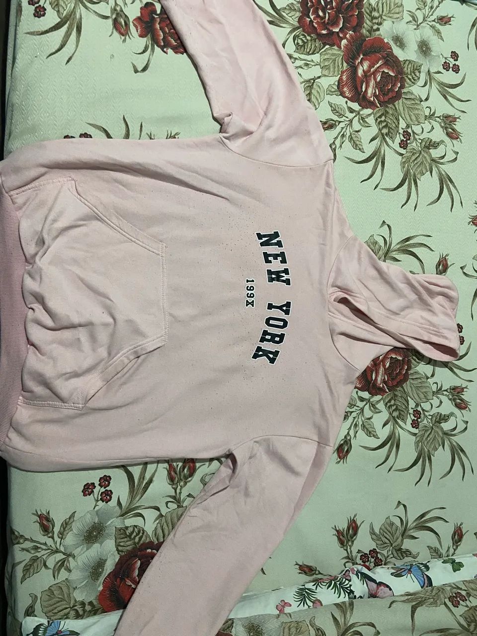 Moletom Feminino Rosa Tam. G