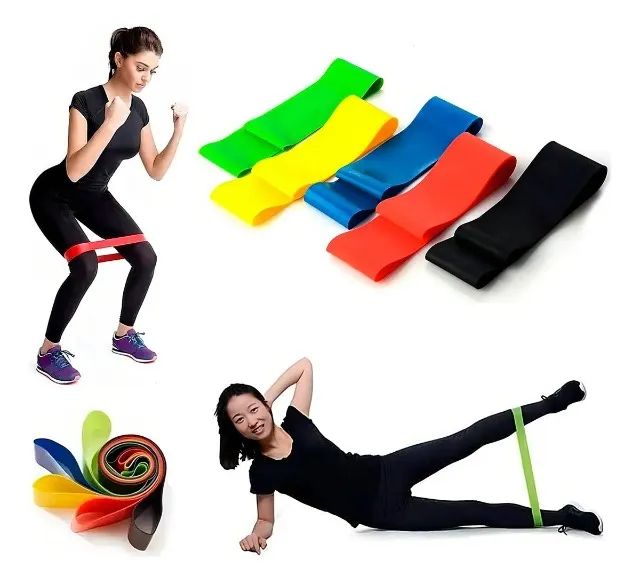 Kit Exercícios Resistance 16 Peças Extensor Elástico Mini Band - Foto 2