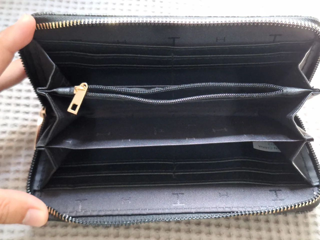 Carteira feminina elegante Halston (20cm) - Foto 4