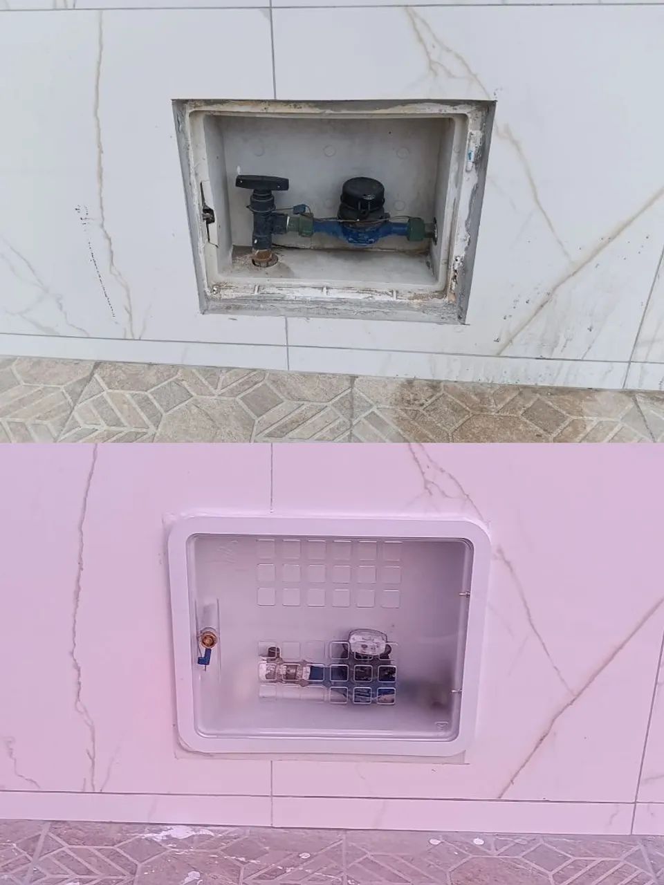 Substituição e padronização de caixas
