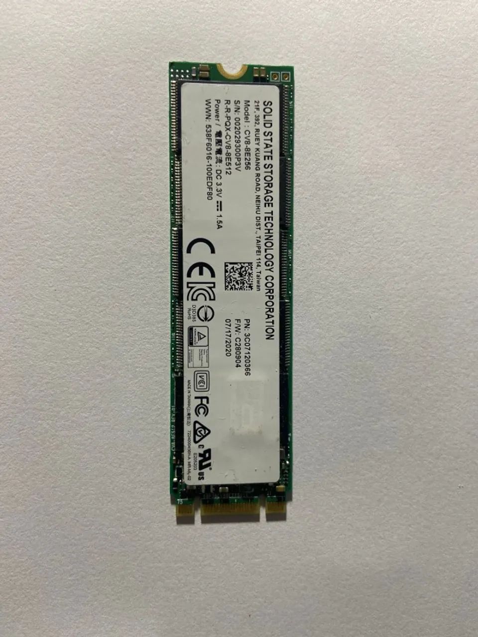 SSD M.2 SATA 256Gb 