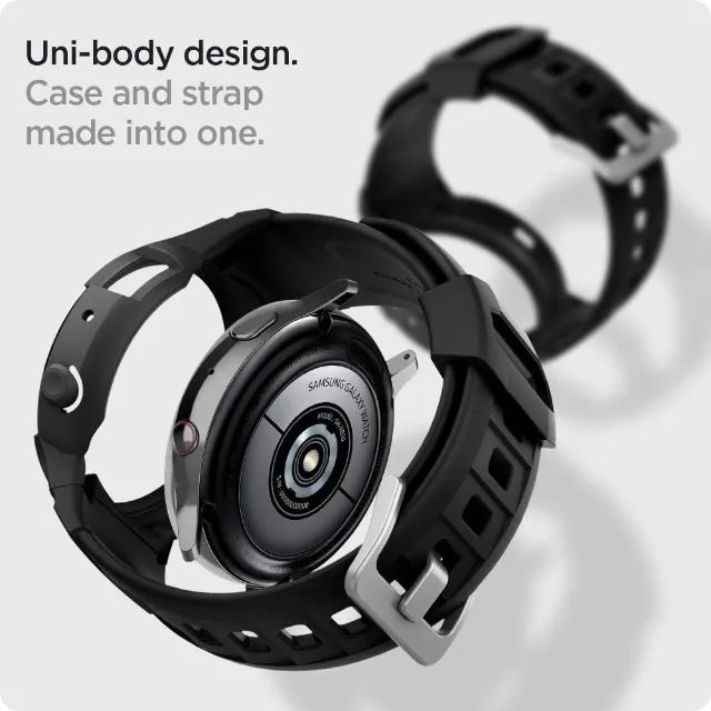 CAPA CASE SPIGEN RUGGED ARMOR PRO PARA SAMSUNG WATCH ACTIVE 2 44MM - Foto 6