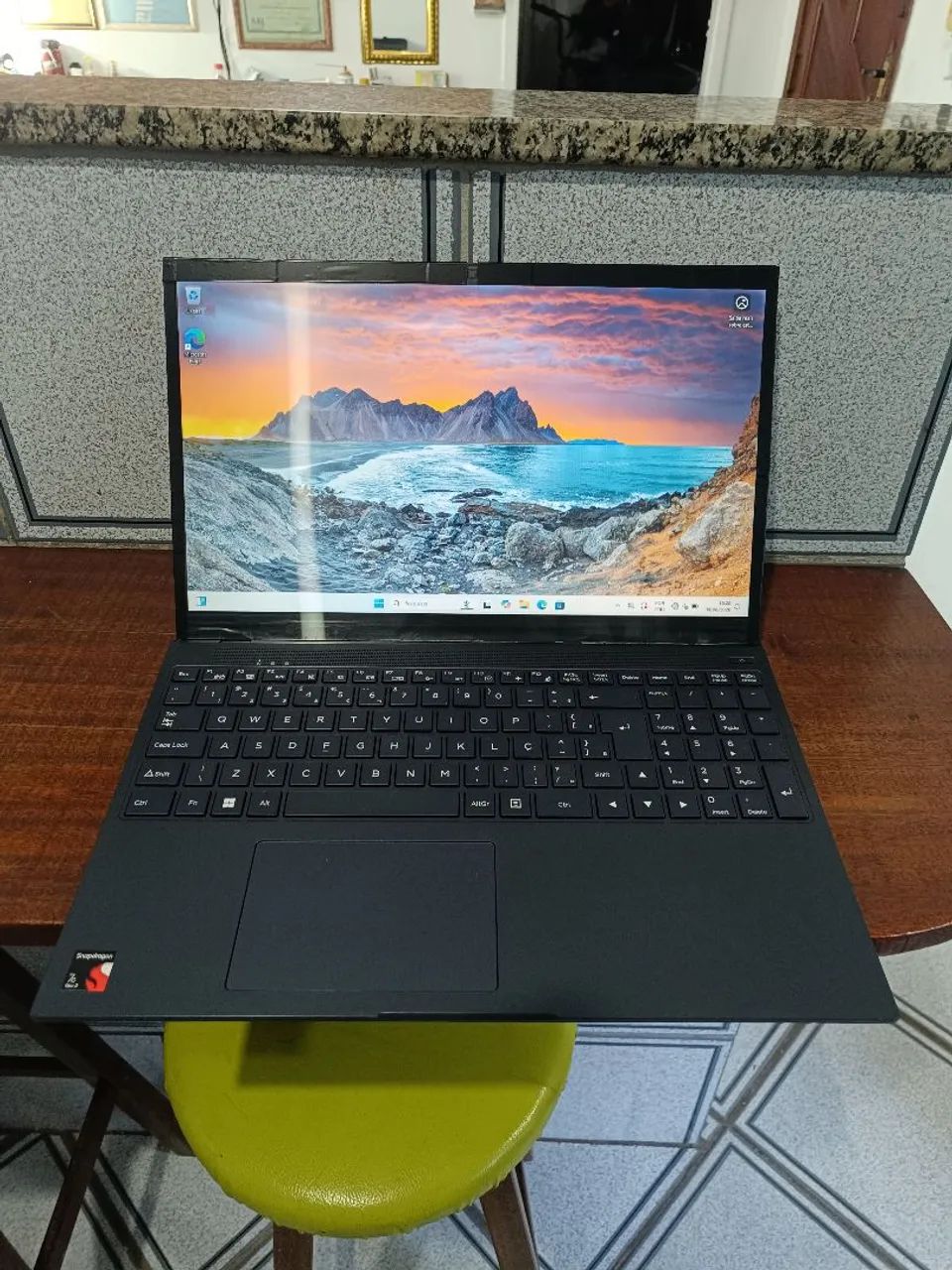 Notebook gamer HP snapdragon octacore SSD DDR 4 wi-fi webcam bluetooth hdmi windows 11 
